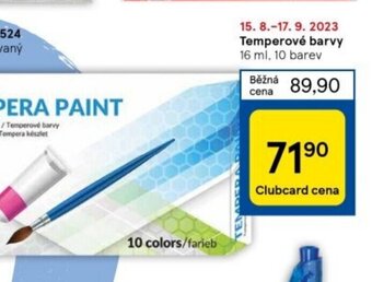 Tesco Temperové barvy nabídka