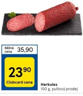 Tesco Herkules 100 g. pultový prodej nabídka