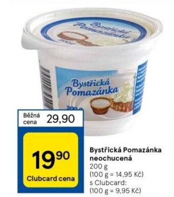 Tesco Bystřická Pomazánka neochucená nabídka