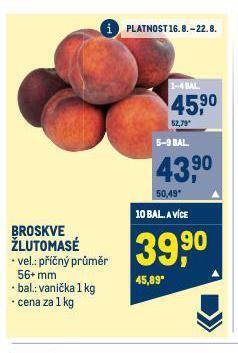 Makro Broskve nabídka