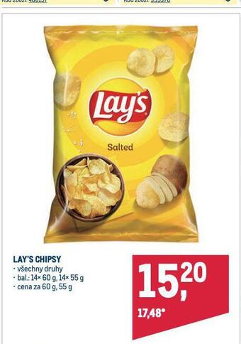 Makro Lay's chipsy nabídka