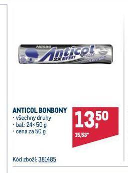 Makro Anticol bonbony nabídka