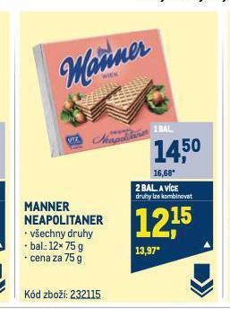 Makro Manner neapolitaner nabídka