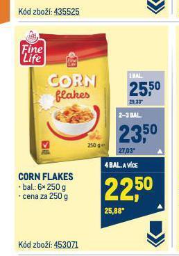 Makro Corn flakes nabídka
