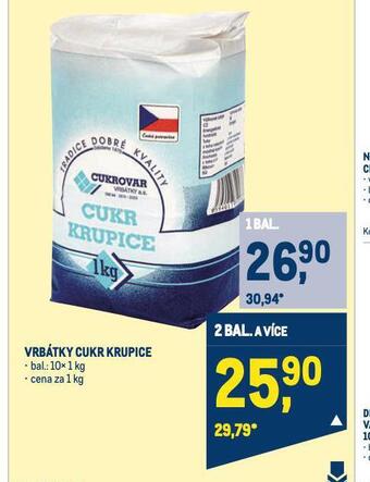Makro Cukr krupice nabídka