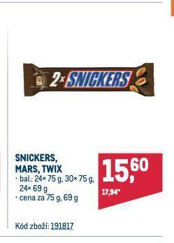 Makro Snickers nabídka