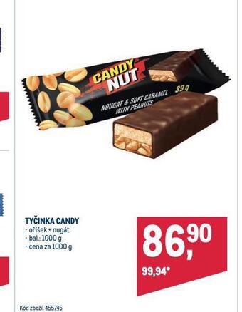 Makro Tyčinka candy nabídka