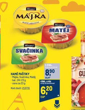 Makro Hamé paštiky nabídka