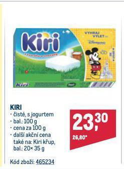 Makro Kiri sýr nabídka