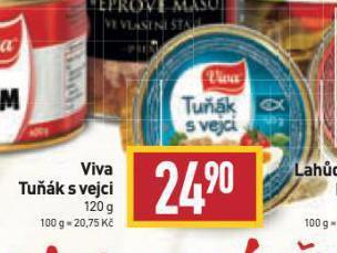 Billa Viva tuňák s vejci nabídka