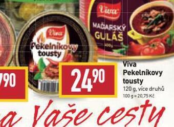 Billa Viva pekelníkovy tousty nabídka