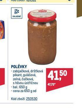 Makro Zabijačková polévka nabídka