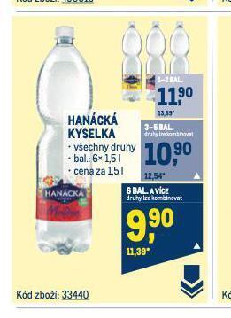 Makro Hanácká kyselka nabídka