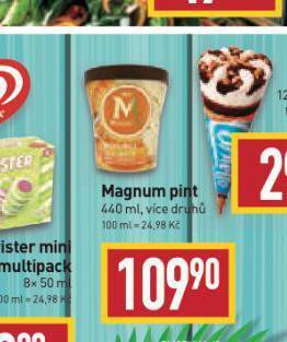 Billa Zmrzlina magnum nabídka