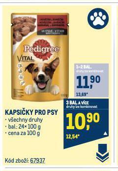 Makro Pedigree kapsičky pro psy nabídka