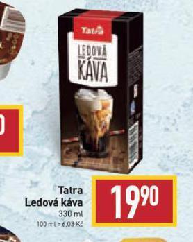 Billa Tatra ledová káva nabídka