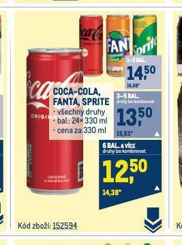 Makro Coca-cola nabídka