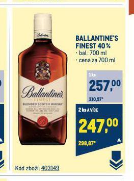 Makro Ballantine's finest nabídka