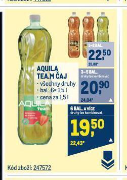 Makro Aquila ledový čaj nabídka