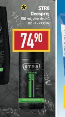 Billa Str8 deosprej nabídka