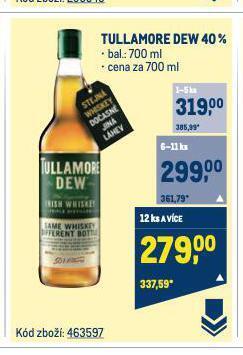 Makro Tullamore d.e.w. nabídka