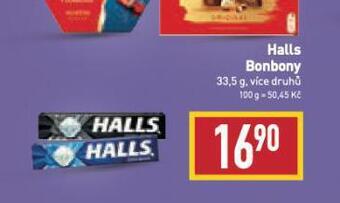 Halls bonbony