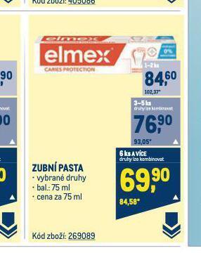 Elmex zubní pasta