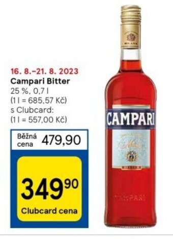 Tesco CAMPARI Bitter nabídka