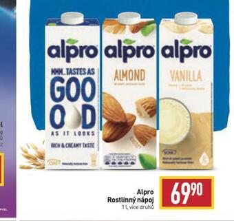 Billa Alpro rostlinný nápoj nabídka