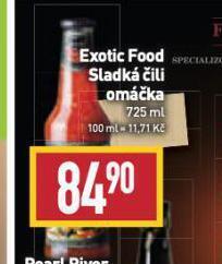 Billa Exotic food sladká chilli omáčka nabídka