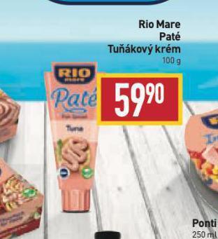 Billa Rio mare paté nabídka