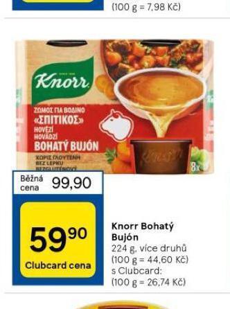 Knorr bohatý bujón