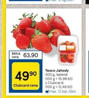Tesco Jahody nabídka