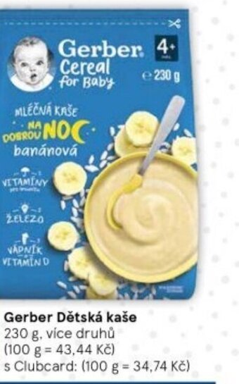 Tesco Gerber Dětská kaše nabídka