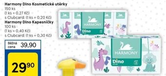 Tesco Harmony Dino Kosmetické utěrky nabídka