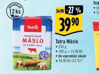 Albert Tatra máslo nabídka
