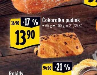 Albert Čokorolka pudink nabídka