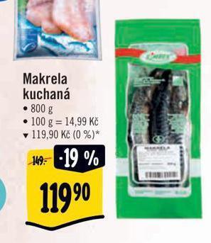 Albert Makrela kuchaná nabídka