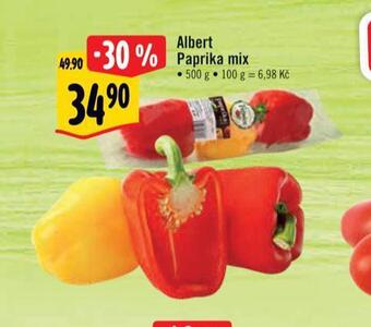 Albert Paprika mix nabídka