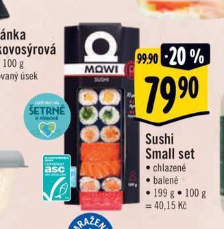 Albert Sushi small set nabídka