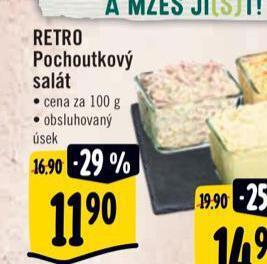 Albert Pochoutkový salát nabídka