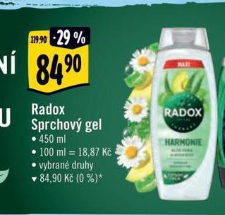 Albert Radox sprchový gel nabídka