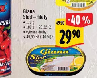 Albert Giana sleď filety nabídka