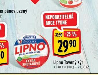 Lipno tavený sýr