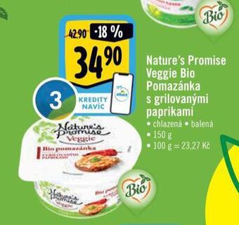 Albert Veggie bio pomazánka nabídka