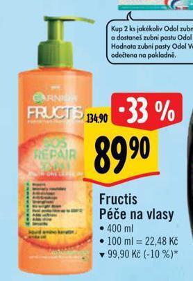 Albert Fructis péče na vlasy nabídka