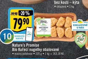 Albert Bio kuřecí nugetky nabídka