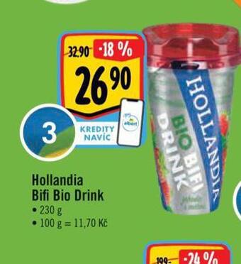 Albert Hollandia bifi bio drink nabídka