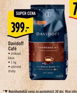 Albert Káva davidoff nabídka
