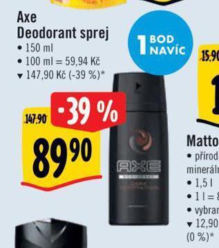 Albert Axe deodorant sprej nabídka